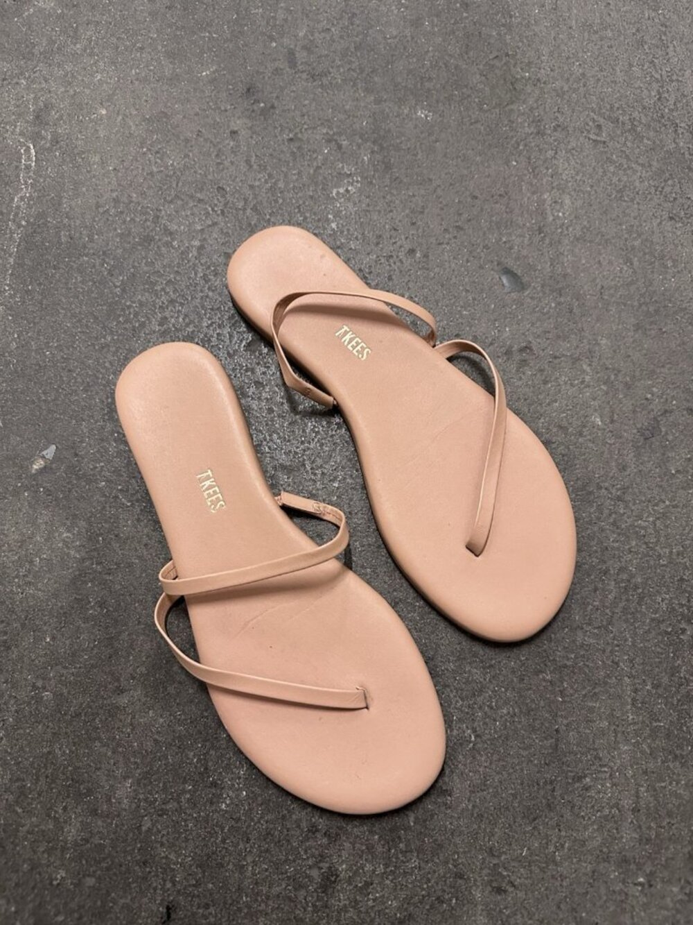 TKEES Sarit Sandals Nude Beige - Picture 2 of 6